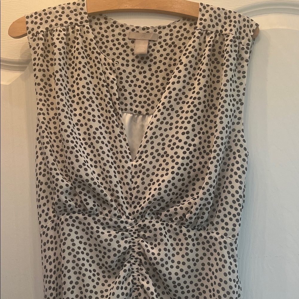 H&M Black and White Polka Dot Dress